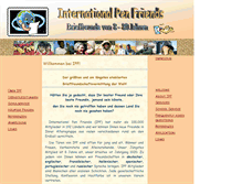 Tablet Screenshot of ipfpenfriends.net